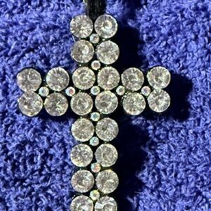 Sparkling Crystal Cross Pendant